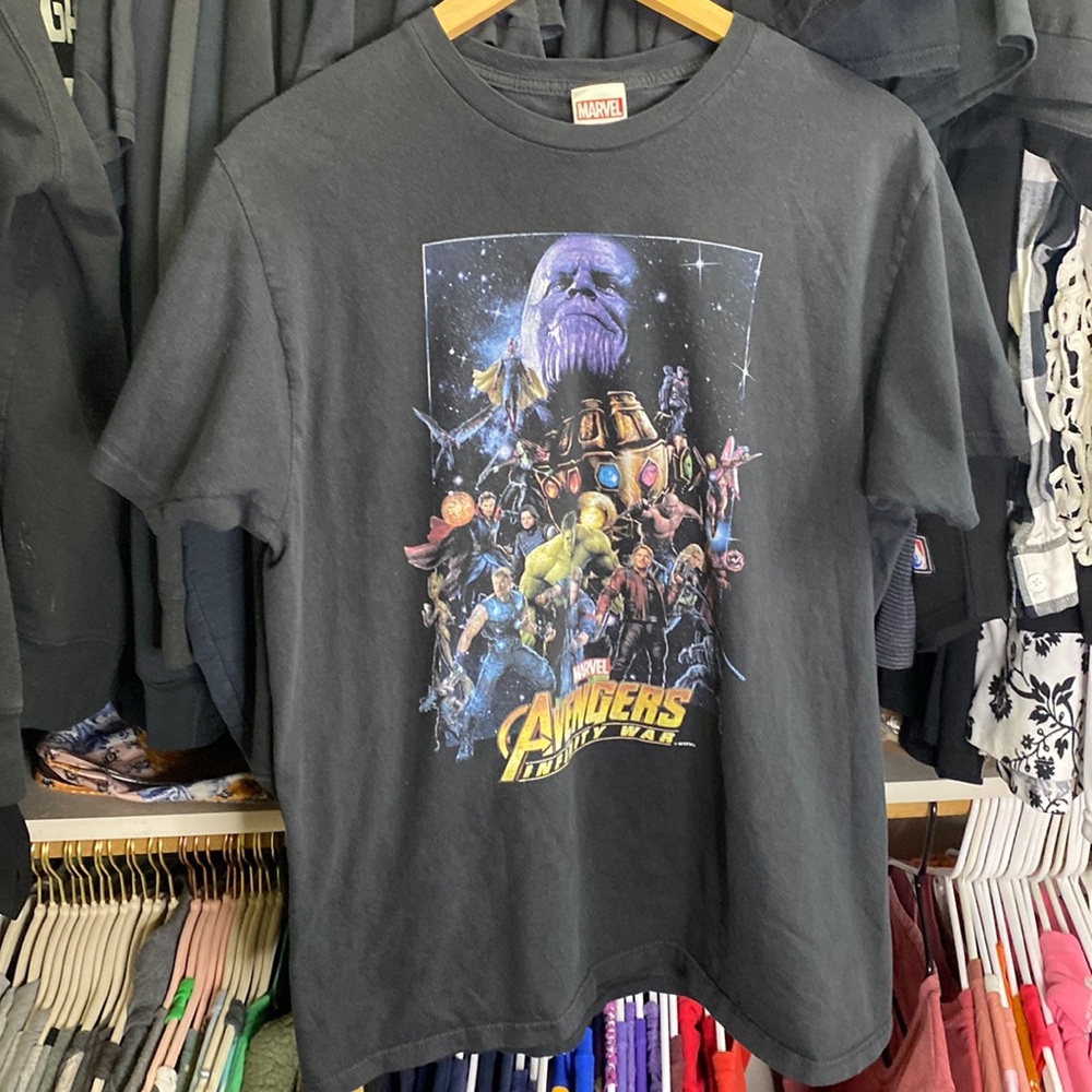 Marvel avengers infinity war tee men's large